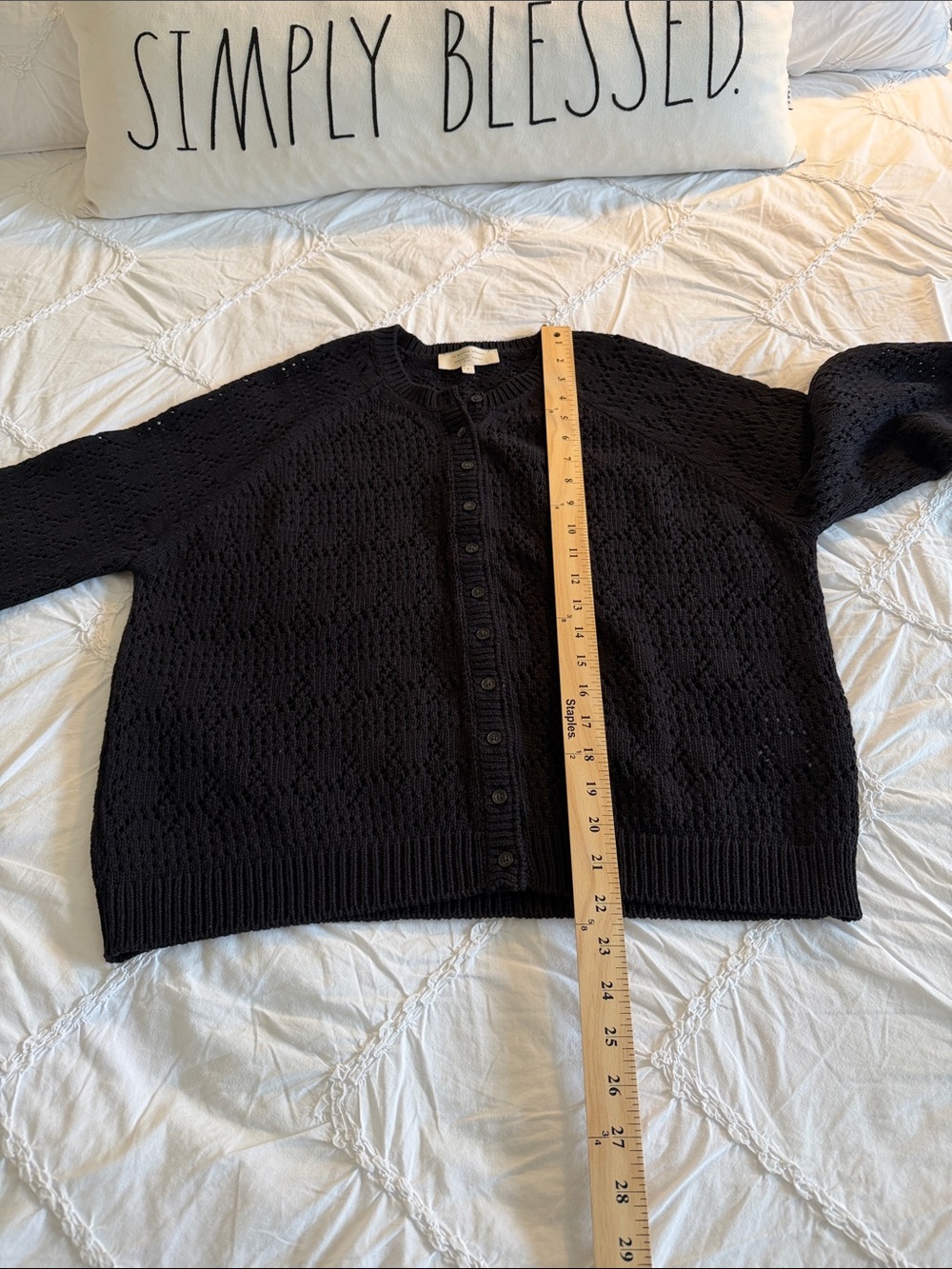 Sezane Capucine Cardigan Black - Size S gently used - Picture 7 of 10